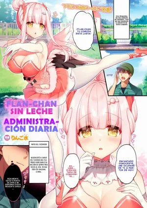 [Ringo Sui] Flan-chan no Milk Ikusei Nisshi (COMIC Unreal 2021-08 Vol. 92)  [Spanish]