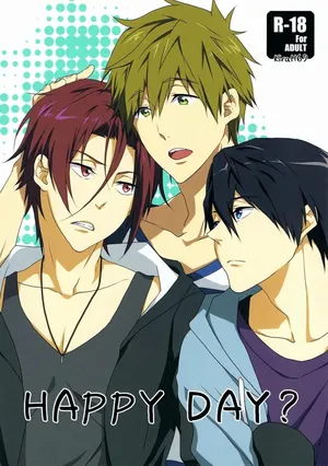 (Renai Jiyuugata! Natsu Honban) [Gyoukou (Yaki Rio)] HAPPY DAY? (Free!)   [Spanish] [ Elcomerciante]