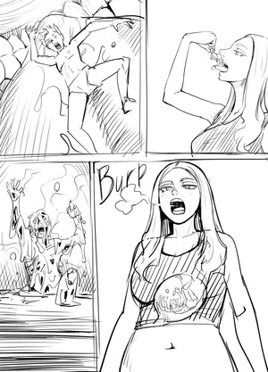 [DODOMESU3SEI]Vore And Scat Themed Short Sketch Manga