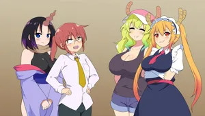 [Cru] If Dragon Maid was a shotacon harem game and the shota went all the way (Kobayashi-san-chi no Maid Dragon)